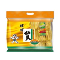 旺旺 仙貝 零食膨化食品餅干糕點 家庭裝 400g